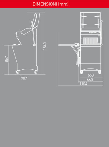 Chute - Tranciatrice per pane in cassetta Chute - Tranciatrice per pane in cassetta